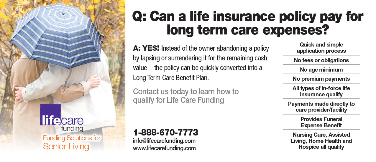 Life Care Funding Mail Insert