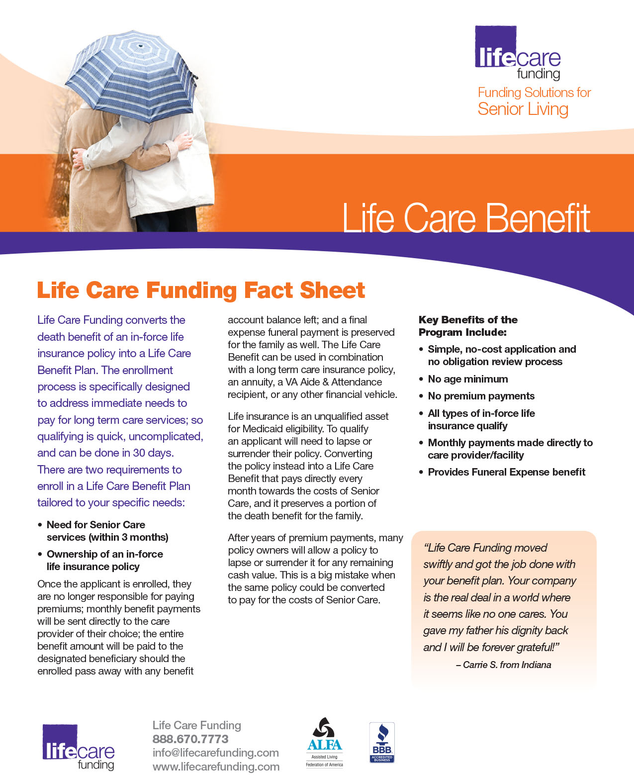 LifeCare Funding FAQs-1